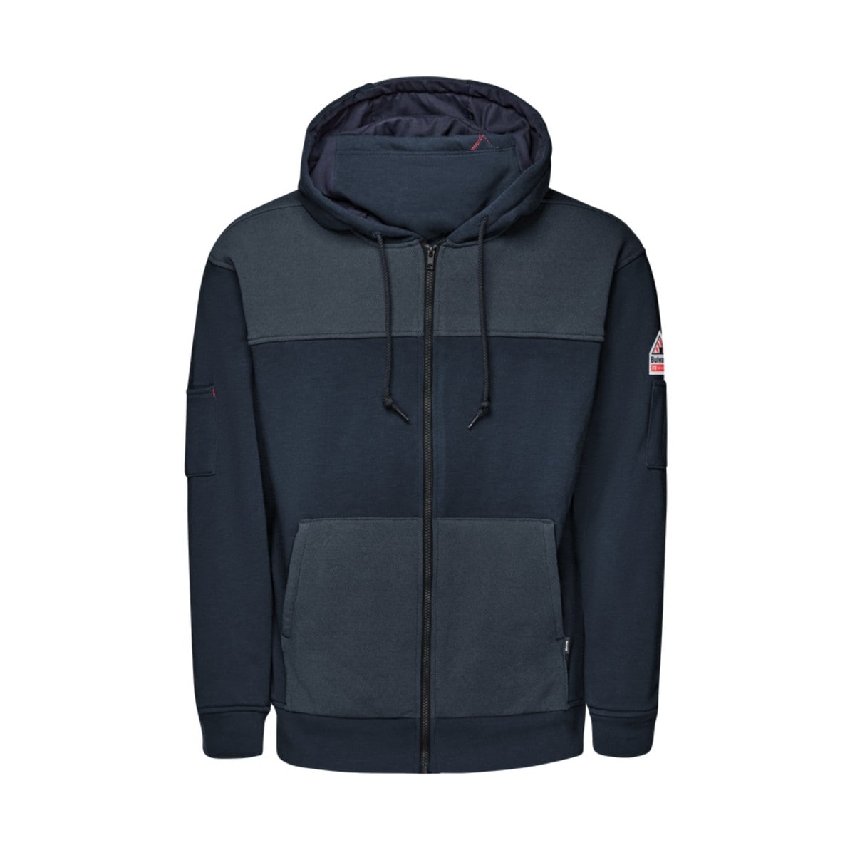 Bulwark FR Full Zip Hoodie with Face Mask in Navy